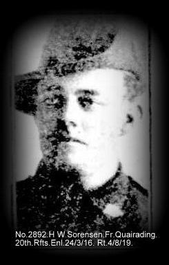 SORENSEN, Henry William - 2892