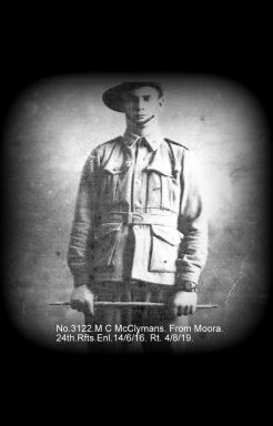McCLYMANS, Maitland Clarence - 3122