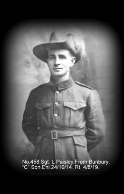 PAISLEY, Leslie William - 458