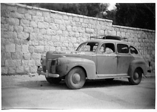 Ford V8 De Supe used while I was driving for Major Harrison in Palestine