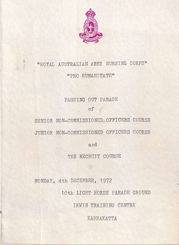 1972 Passing out Parade of the Senior Non-Commissioned Officers Course, Junior Non-Commissioned Officers Course and the Recruit Course