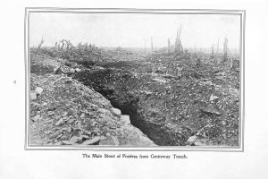 Page 27: The main street of Pozieres from Centreway trench.