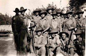 No 8 Platoon at War Cemetery Palestine 21 May 1940