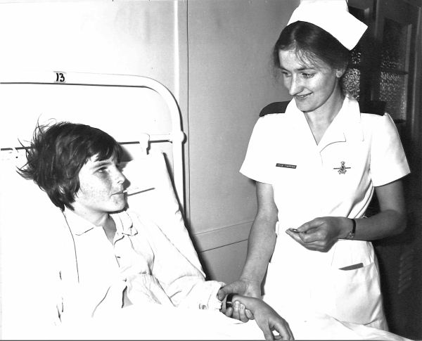 1975 Northam Camp, Pte Tapper and a patient