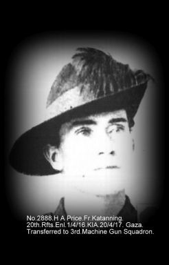 PRICE, Henry Albert Franklin - 2888