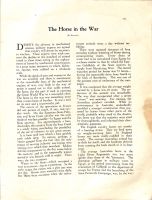 The horse in the war