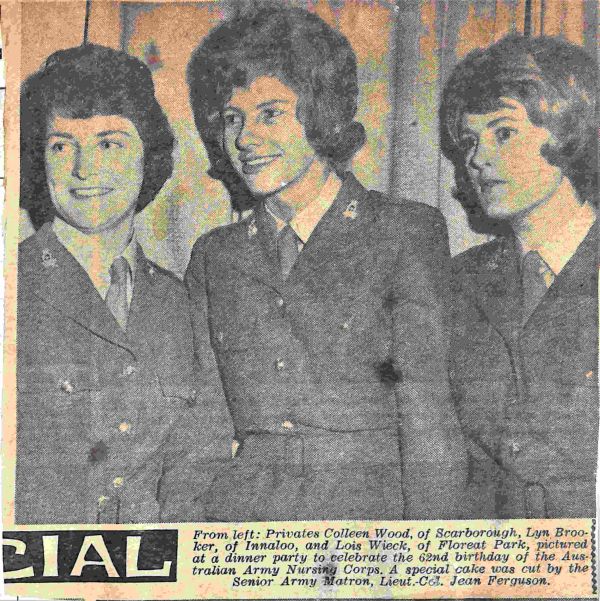 1964, Colleen Wood, Lyn Brooker, Lois Wieck