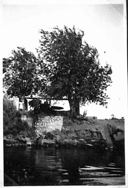 an open working water wheel on the Sweet Water Canal