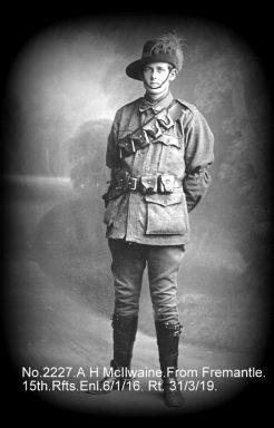 McILWAINE, Alfred Henry - 2227