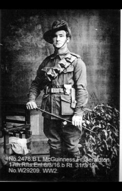 McGUINESS, Bernard Luke Adolphus - 2478