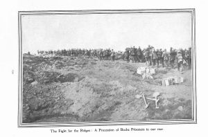 Page 120: The fight for the ridges: A procession of Boche prisoners to our rear.