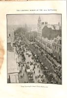 The farewell march of the 28th Battalion along St George's Terrace, Perth, in 1915.