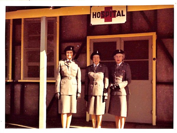 1966 Annual Camp, Sr Marg Waghorn, Sr Ethel Baxter, Maj E Harler