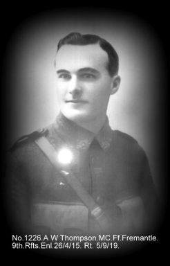 THOMPSON, Arthur Wyatt Miles - 1226