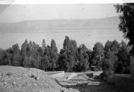 edge of the Sea of Galilee