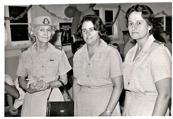 1972 Passing out Parade of the Senior Non-Commissioned Officers Course, Junior Non-Commissioned Officers Course and the Recruit Course, Major Benny(ADANS), Capt Hedeman, Maj Martin