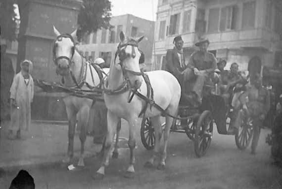 two horse garry near Cairo