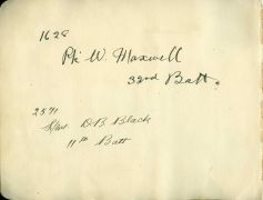 1628 William Maxwell, 32nd Battalion; 2571 Duncan Brice Black, 11th Battalion