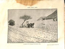 Dust, dust, dust. A glimpse of the campaign in the Jordan Valley.