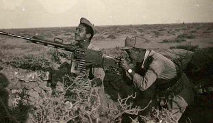 Italian Breda machine guns