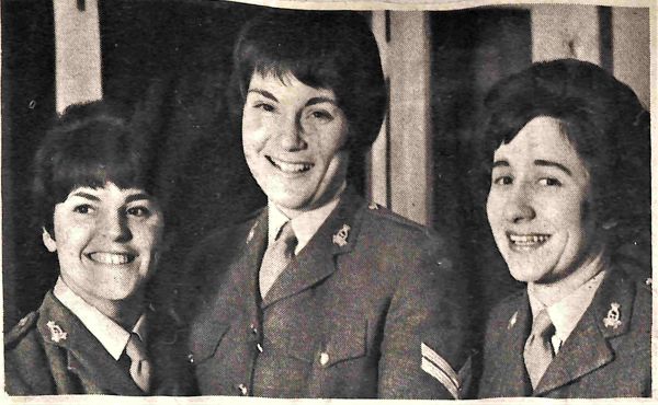 1967 Corps Day, Helen Gibbons, Jennifer Dry, Danita Plozza