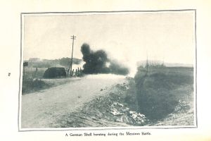 Page 82: A German shell bursting during the Messines Battle.