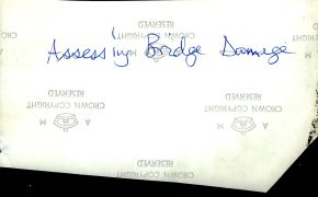 assessing bridge damage