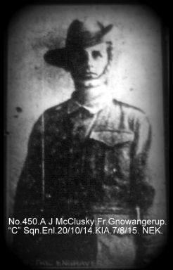 McCLUSKY, Alfred John - 450