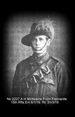 McILWAINE, Alfred Henry - 2227