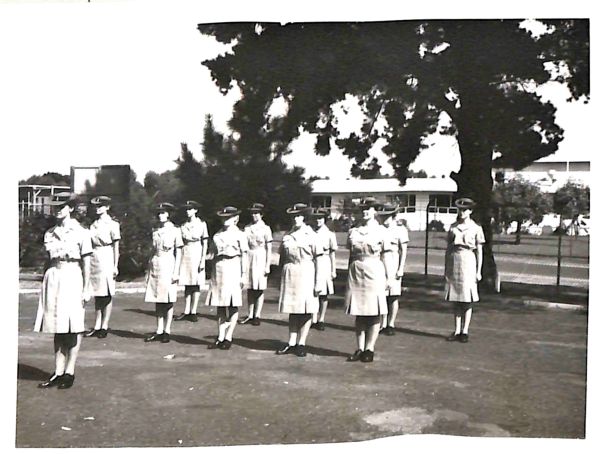 1968 March, Recruit Course, Rear Rank-Pte Nipperus, Pte Power, Pte Switcer, Pte Thorburn, Pte Regan; Front Rank-Pte Grimm, Pte Smith, Pte King, Pte Gough, Pte O'Brien; Sgt Herdsman