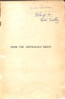 Inside Cover Page : From The Australian Front