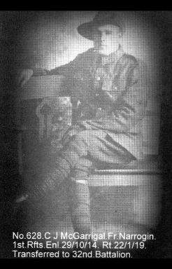 McGARRIGAL, John Cecil - 628