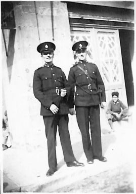 English policeman stationed in Palestine