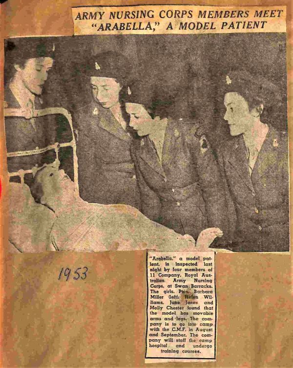 1953 Barbara Miller, Helen Williams, June Jones, Molly Chester