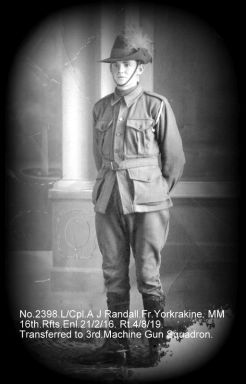 RANDALL, Arthur James - 2398