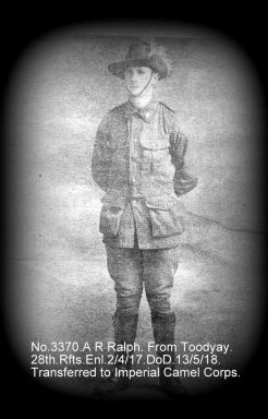 RALPH, Arthur Roland - 3370
