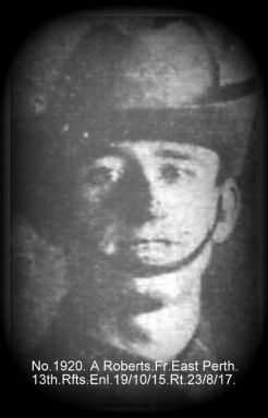 ROBERTS, Albert - 1920