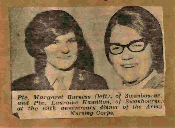 1971 Margaret Burness, Lauraine Hamilton