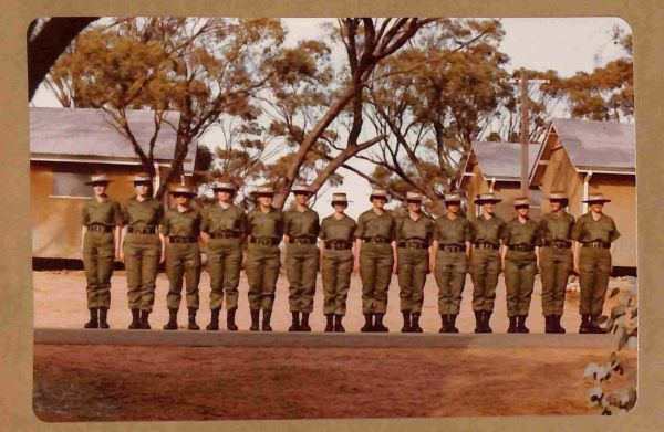 1979 14 new nurses at the Recruitment Camp