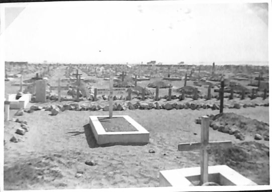 John Hurst Edmondson's grave in Tobruk Cemetery