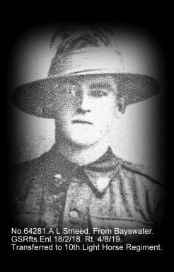 SMEED, Arthur Lacey - 64281