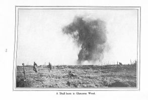 Page 112: A shell burst in Glencore Wood.