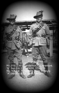 SANDERSON, William Lauchlan - 219