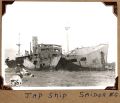 Japanese ship off Saidor, New Guinea