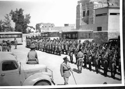 a parade of Palestinian soldiers which took place in Gaza to boost up recruiting