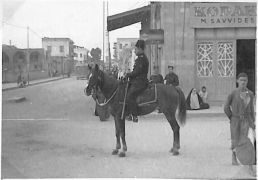 Palestinian mounted policeman