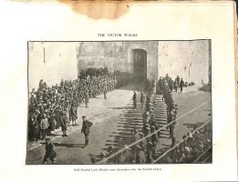 Field Marshal Lord Allenby enters Jerusalem after the Turkish defeat.