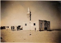 a mosque in the desert