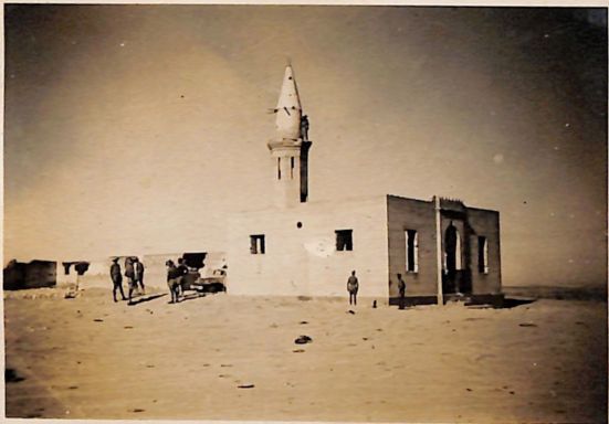 a mosque in the desert