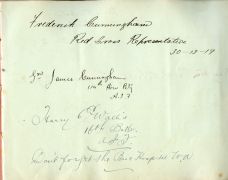 36164 James Cunningham, 14th Field Artillery; 5467 Harry Wallis, 16th Battalion